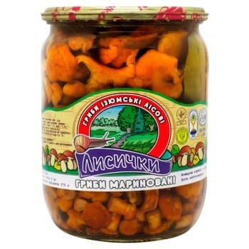 Izyumski Marinated Chanterelles 500g - buy, prices for - photo 1