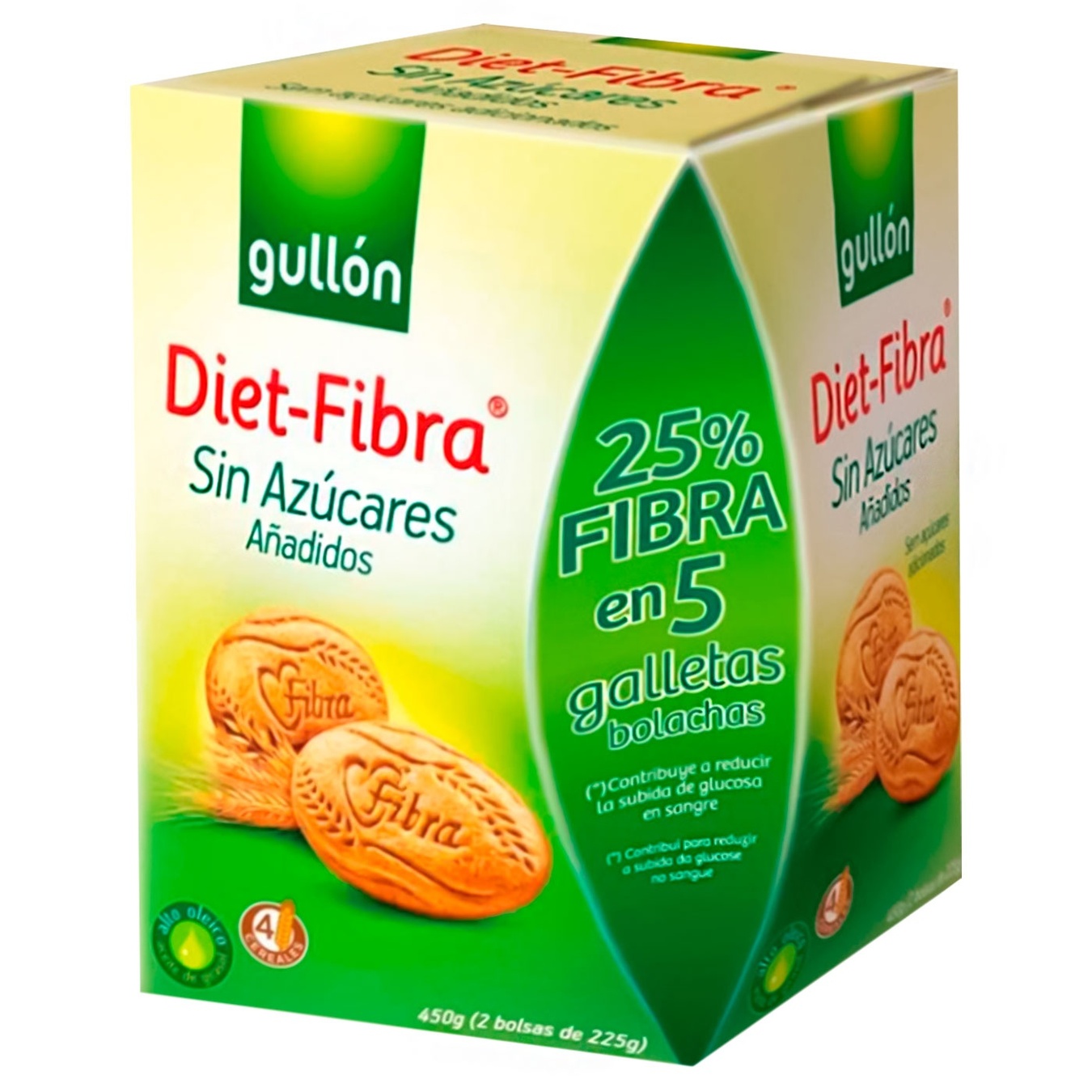 

Печиво Gullon Diet Fibra без сахара 450г