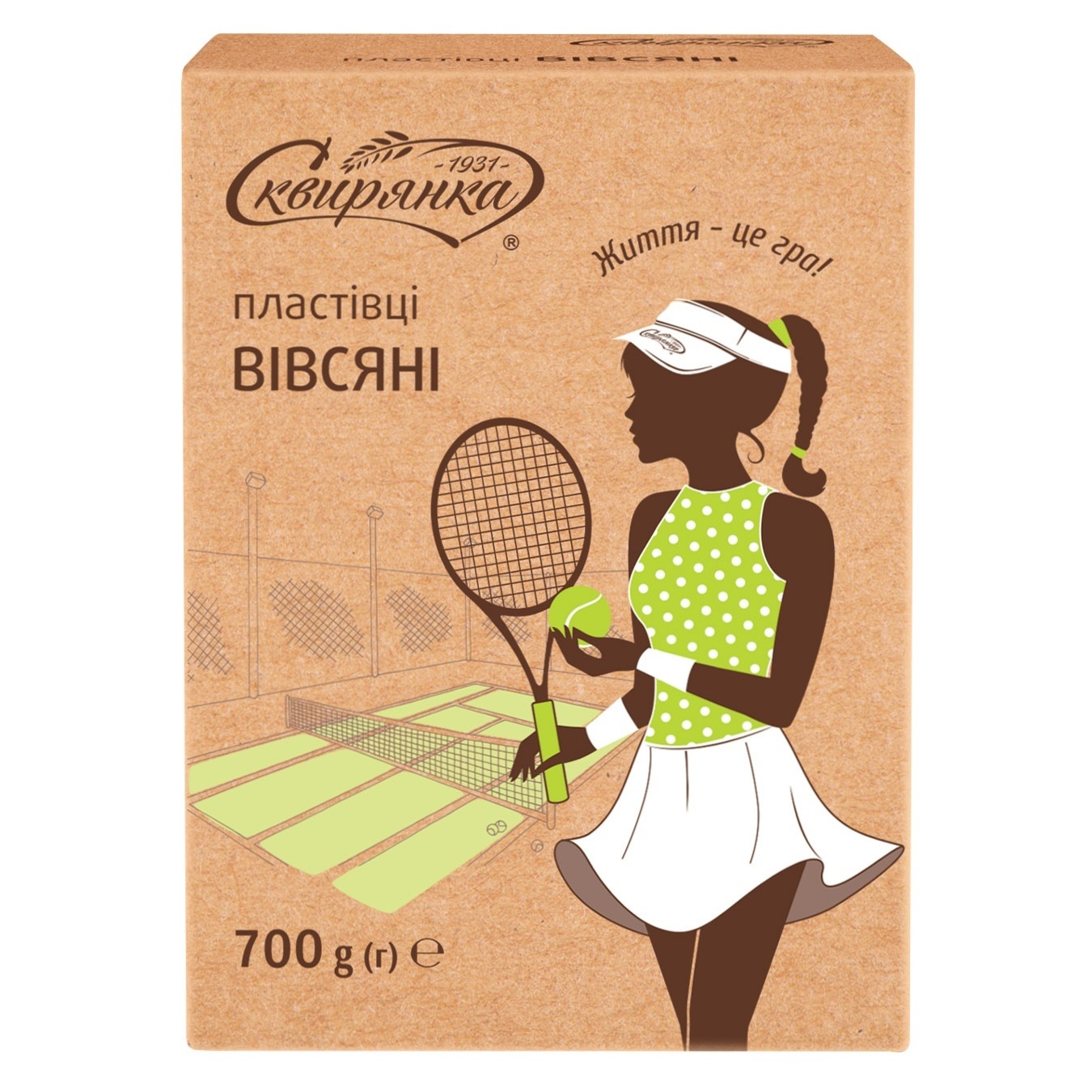 

Хлопья овсяные Сквирянка 700г