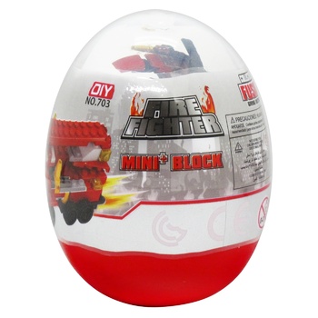 UT Firefighting Equipment Constructor in Egg Toy