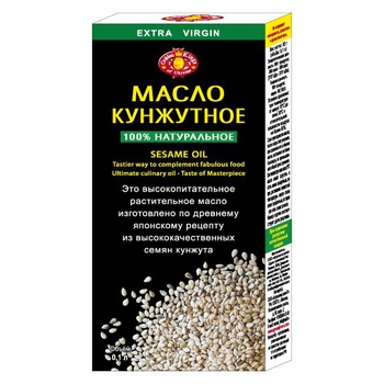 Олія кунжутна Golden Kings of Ukraine першого холодного віджиму нерафінована 100мл