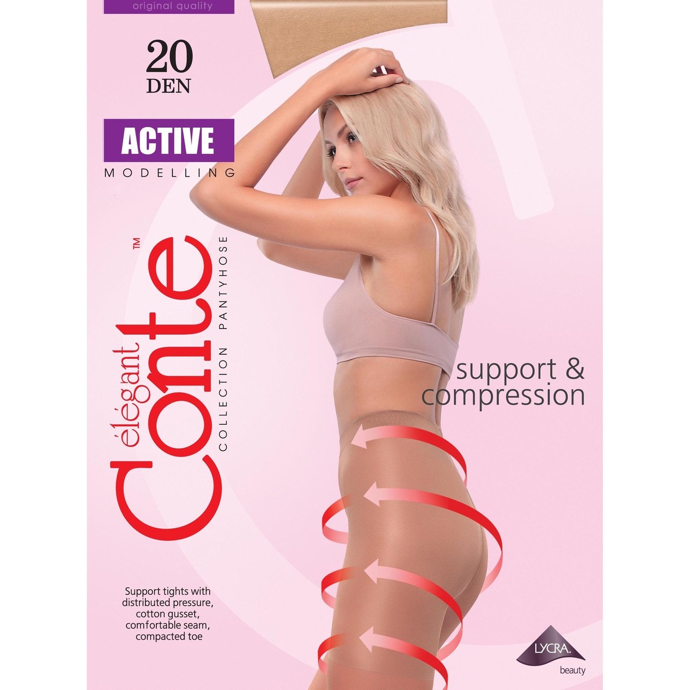 

Колготы женские Conte Active 20ден р.3 Mocca