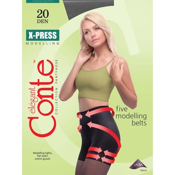 Conte X-Press Women's Tights 20 den 3 natur - buy, prices for MegaMarket - photo 1