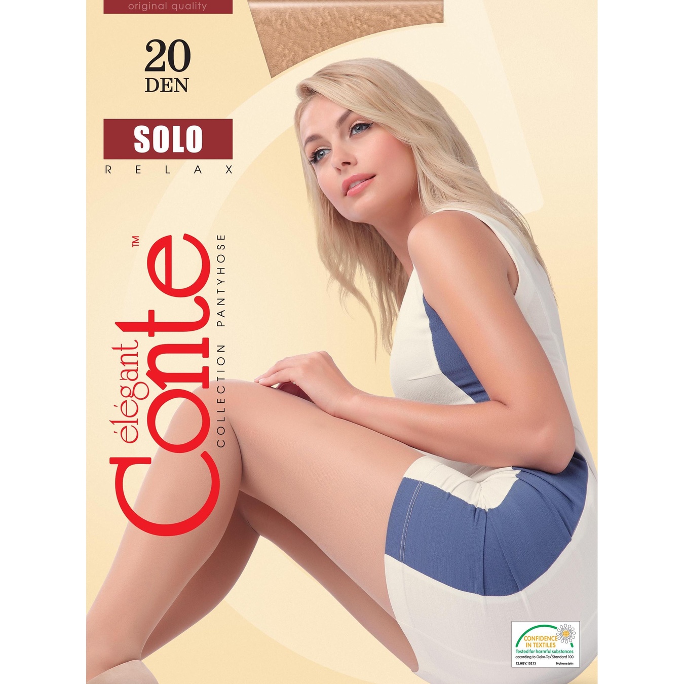 

Колготы женские Conte Solo 20 ден р.5 Natural