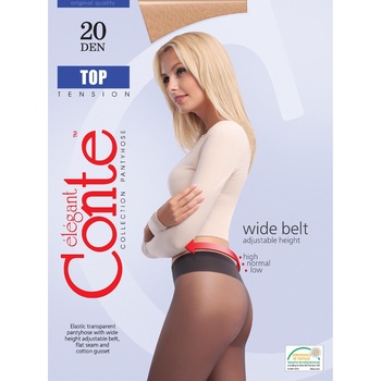 Колготи жіночі Conte Top 20ден р.4 Bronz - купити, ціни на NOVUS - фото 1