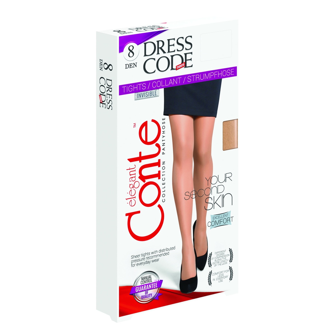 

Колготки женские Conte Dress Code 8ден р.2 Nero