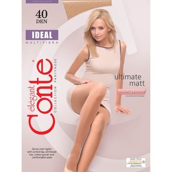 Колготки женские Conte Ideal 40ден р.3 Mocca - купить, цены на Auchan - фото 1