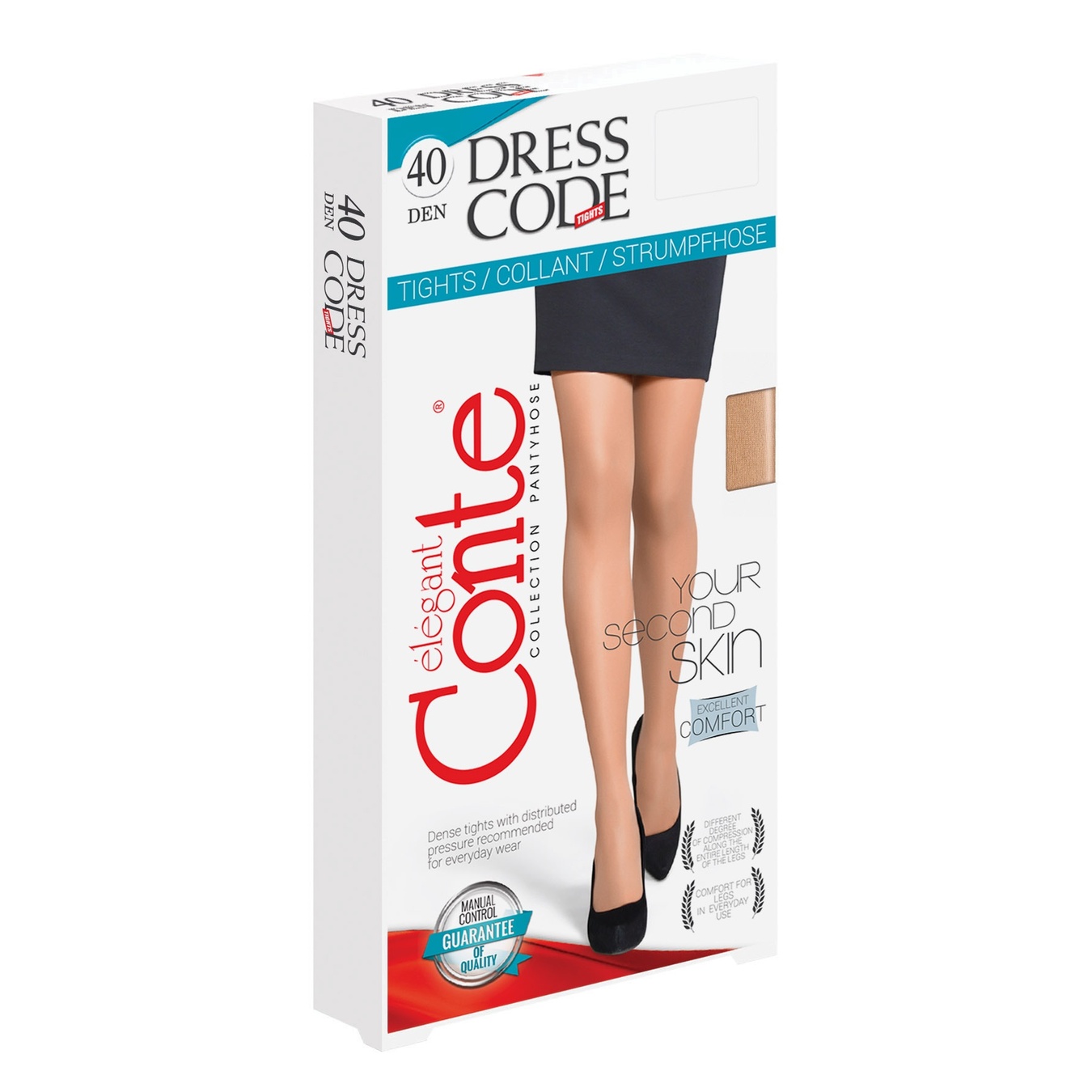 

Колготки женские Conte Dress code 40ден р.3 Nero