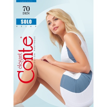 Conte Elegant Solo Nero Women's Tights 70den 3s - buy, prices for ULTRAMARKET - photo 1