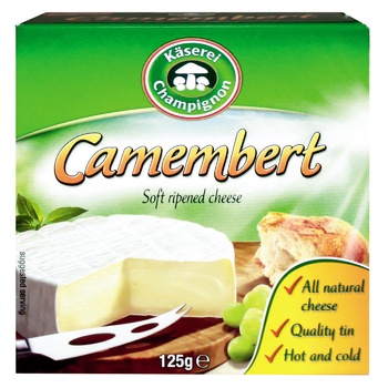 Сыр Kaeserei камамбер мягкий с плесенью 50% 125г