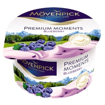 Йогурт Movenpick Premium Moments Чорниця 5% 100г - купити, ціни на ULTRAMARKET - фото 1