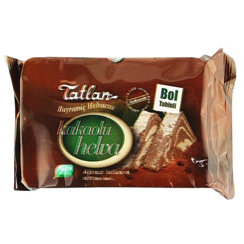 Tatlan Cocoa Tahina Halva 200g - buy, prices for Auchan - photo 1