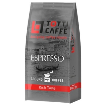 Кофе молотый TOTTI Caffe Espresso 250г - купить, цены на ULTRAMARKET - фото 1