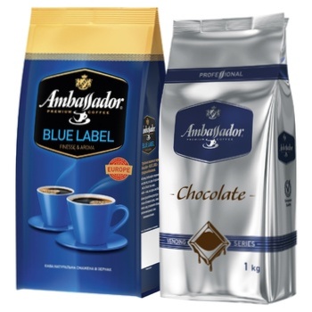 Ambassador Coffee with Dried Chocolate 1+1kg - buy, prices for METRO - photo 1