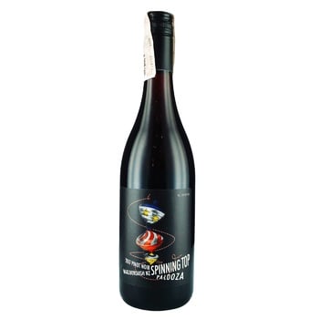 Spinning Top Pinot Noir Red Dry Wine 13% 0.75l - buy, prices for Auchan - photo 1