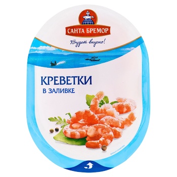 М'ясо креветки Санта Бремор в заливці 180г - купити, ціни на Таврія В - фото 1