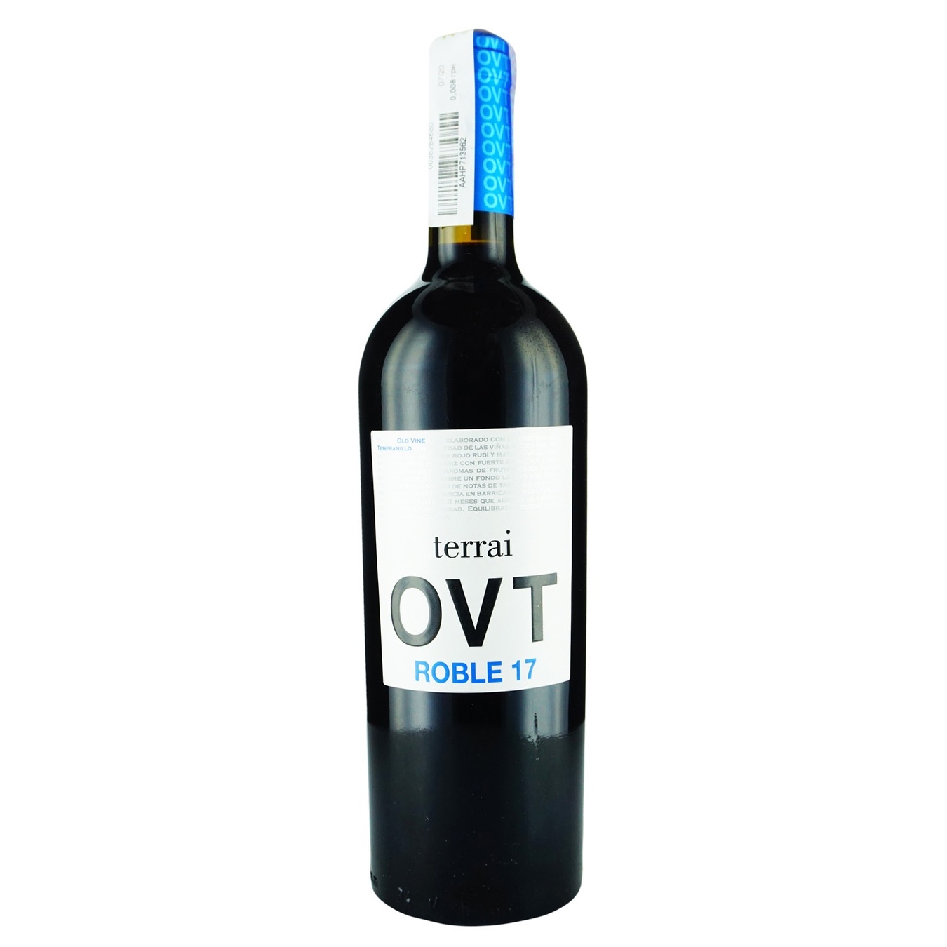 

Вино Terrai OVG Roble 17 Tempranillo красное сухое 14% 0,75л
