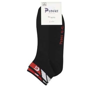 Носки мужские PSocks G на полоске р.42-43 черный