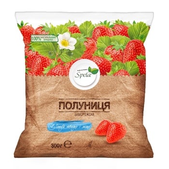 Полуниця Spela шокова заморозка 300г - купити, ціни на ULTRAMARKET - фото 1