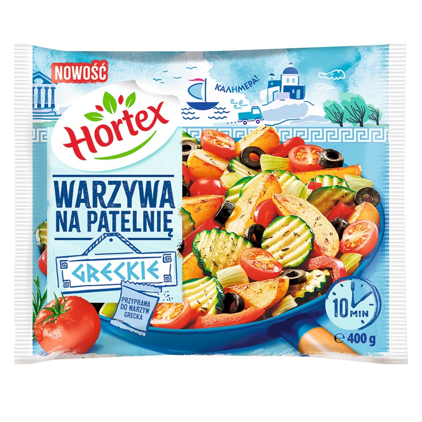 

Овощная смесь Hortex По-гречески для жарки свежемороженная 400г