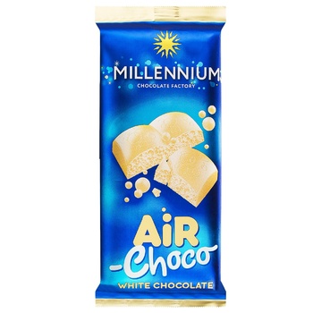 Millennium Aerated White Chocolate 80g - buy, prices for EKO Market - photo 1