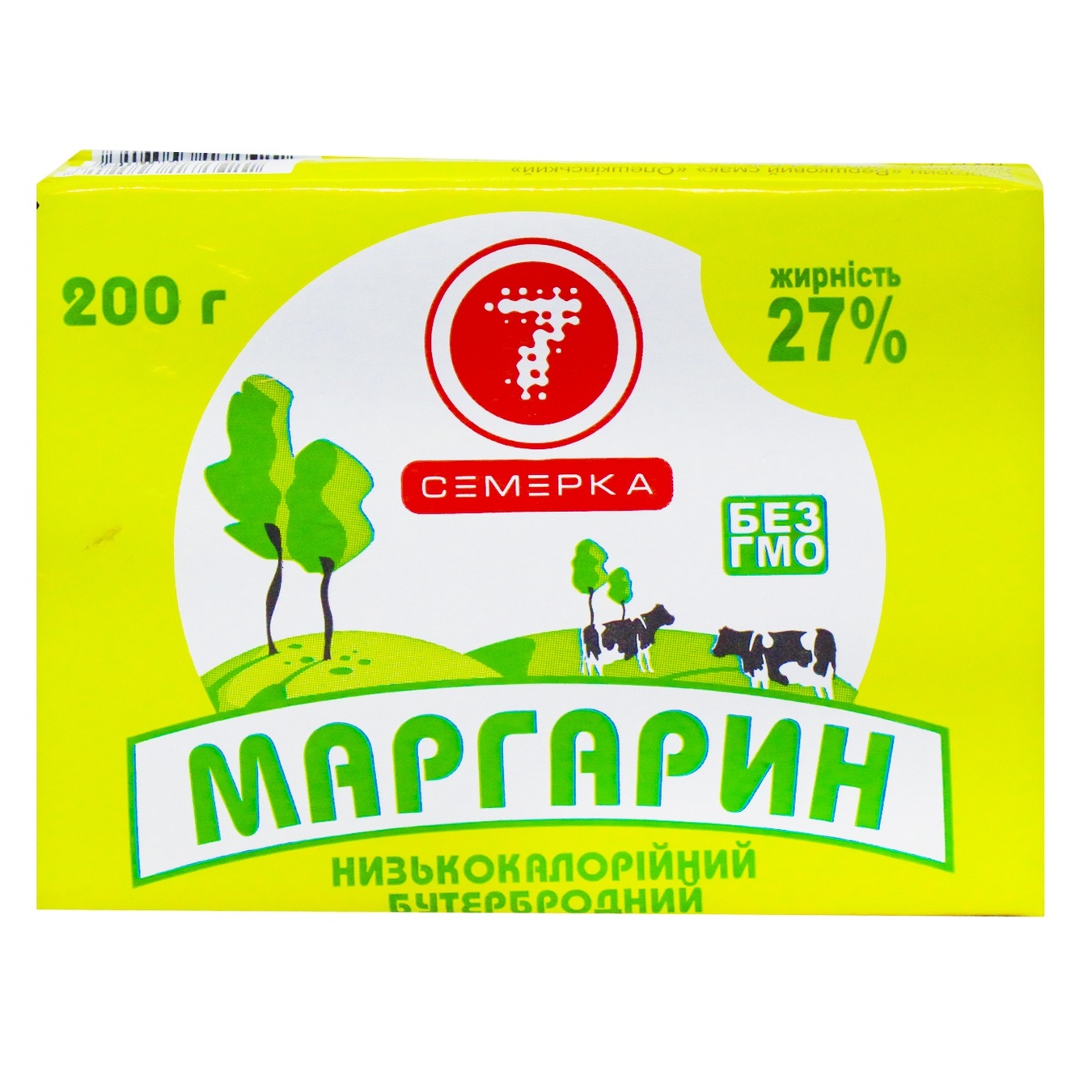 

Маргарин Семерка 27% 200г