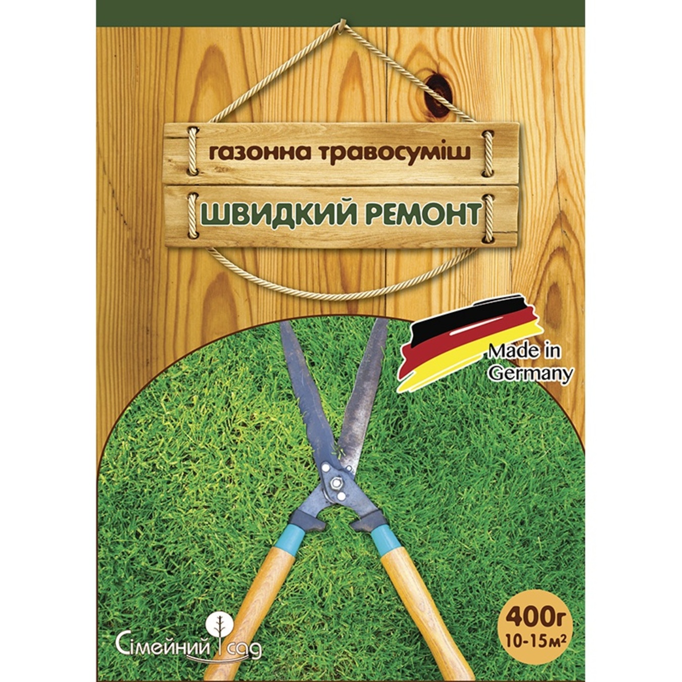 

Газонная травосмесь Семейный Сад Быстрый ремонт 400г