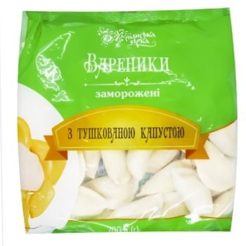 Ukrayinsʹka Zirka Dumplings With Stewed Cabbage 700g - buy, prices for COSMOS - photo 1