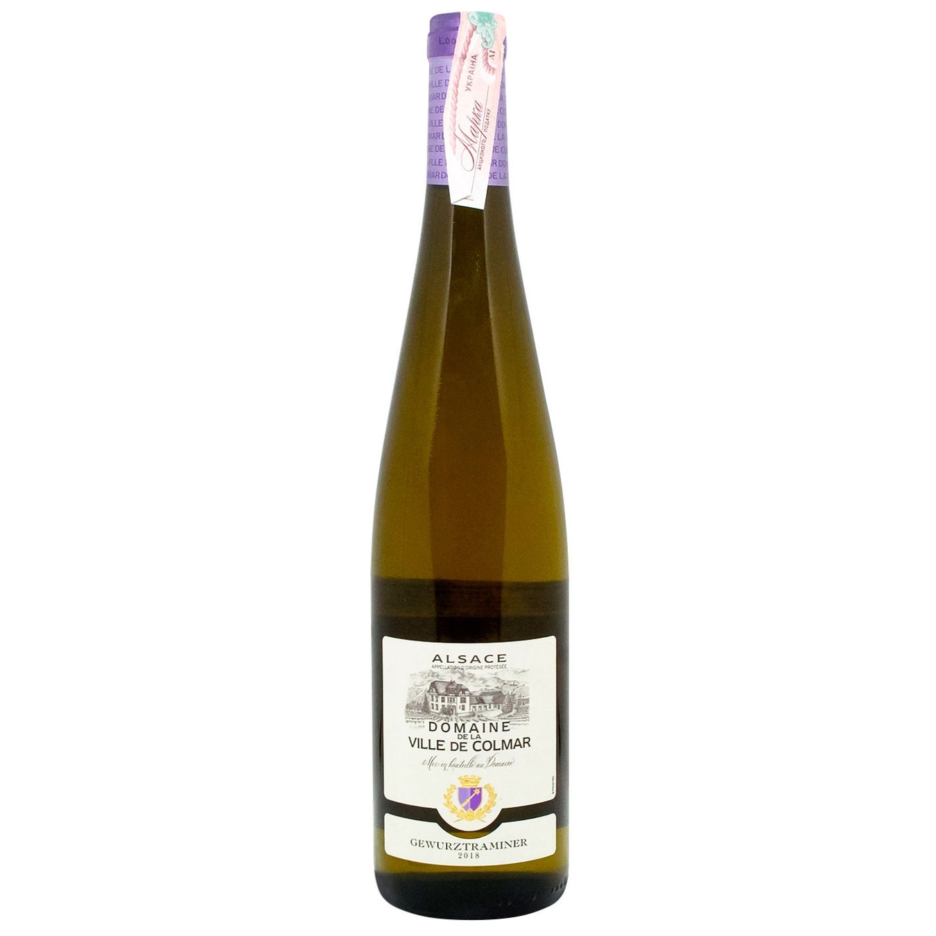 

Вино Domaine Colmar Gewurztraminer белое полусухое 13.5% 0.75л