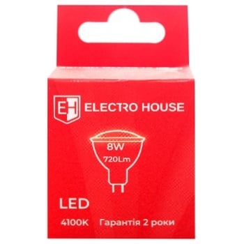 Electro House LED Bulb 8W 4100K MR16