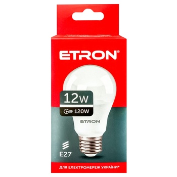 Etron LED Bulb A65 12W E27 4200K