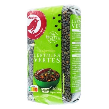 Auchan Green Lentils - buy, prices for Auchan - photo 1