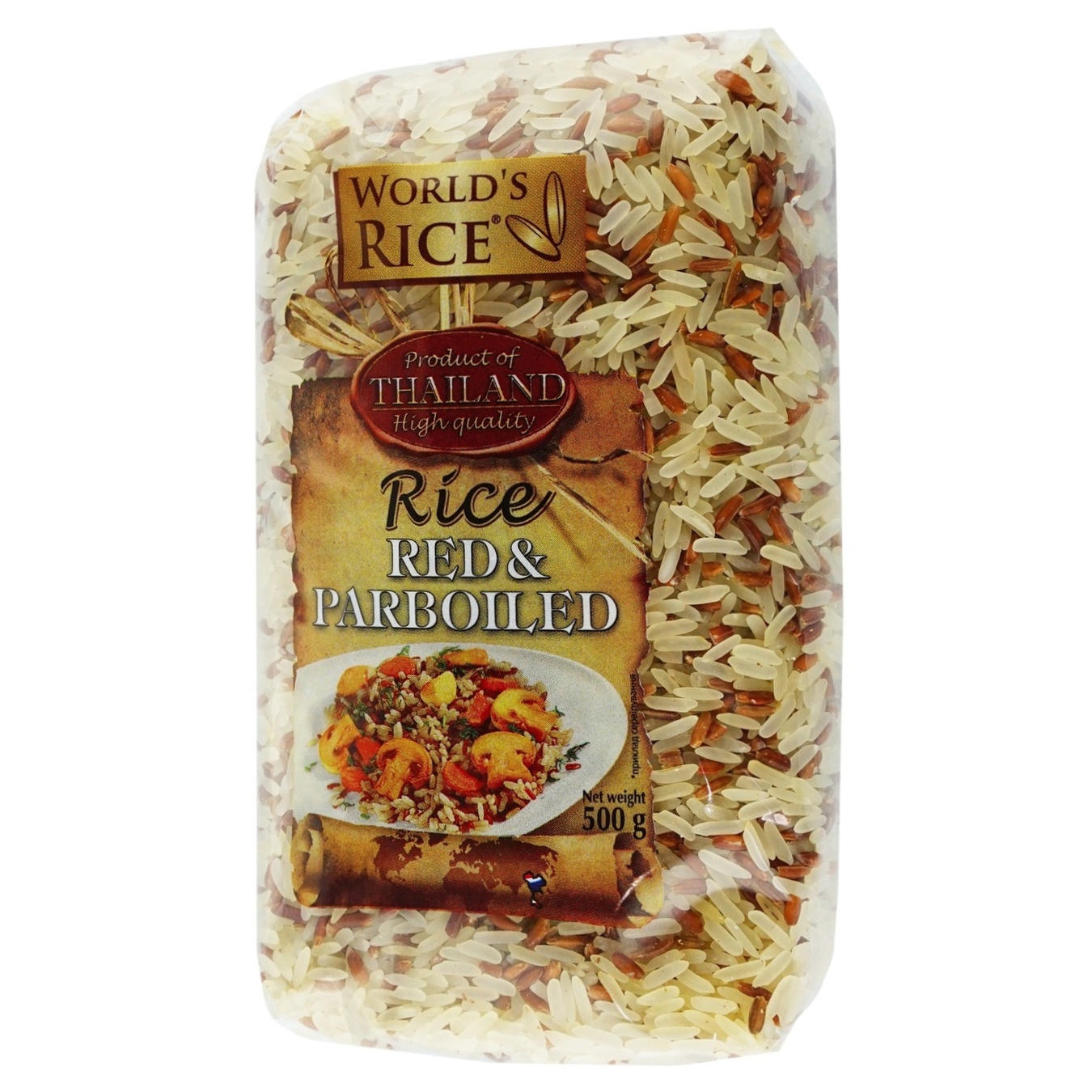 

Рис World`s Rice parboiled красный 500г