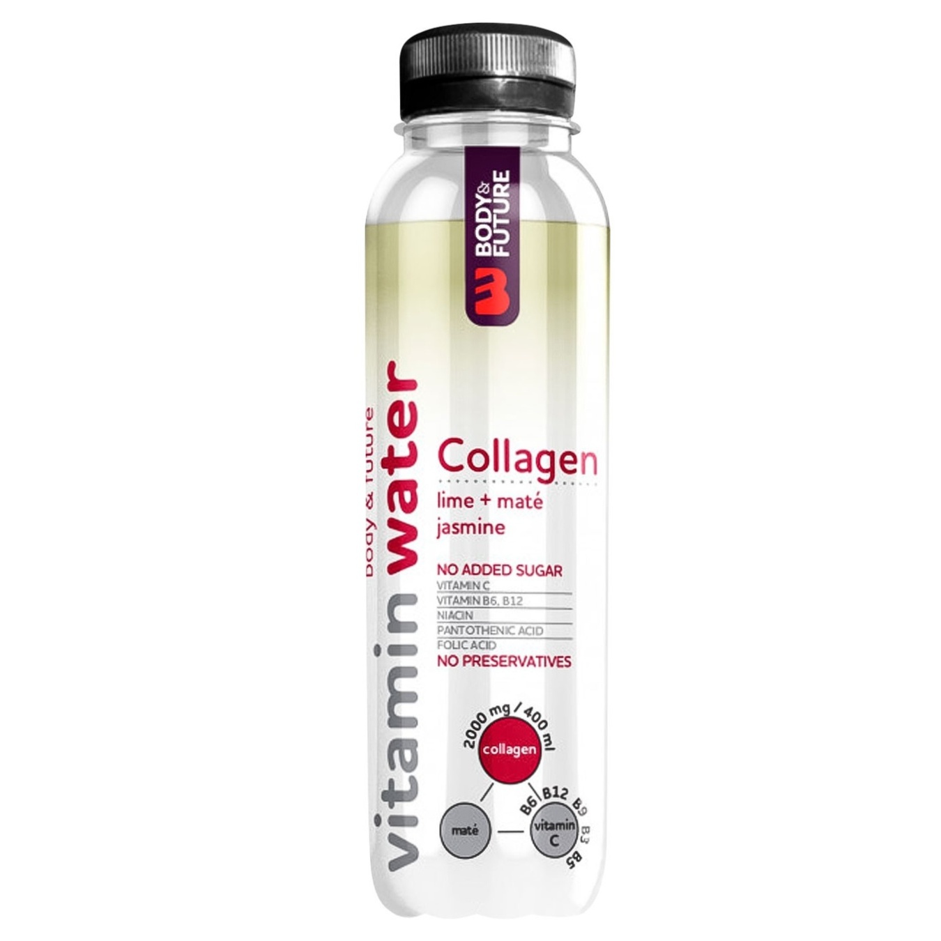 

Вода витаминная Body&Future Collagen негазированная 0,4л