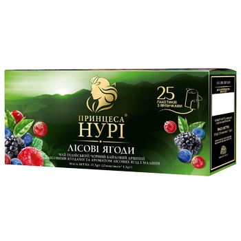 Princess Noori Black Tea wild Berries 24pcs*1.5g