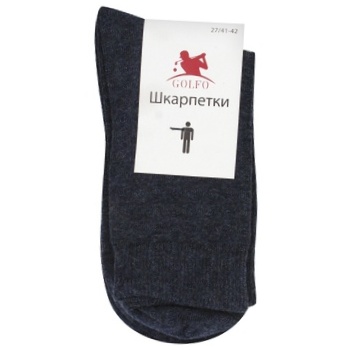 Golfo Comfort Men's Socks s.27 Jeans - buy, prices for Tavria V - photo 1