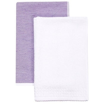 Maisonette Kusgozu Violet Towels Set 400g/m2 2pcs 40x60cm - buy, prices for Vostorg - photo 2