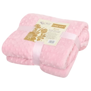 La Nuit Basic Soft Pink Plaid 200х220cm - buy, prices for Vostorg - photo 1