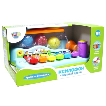 Ксилофон Limo Toy Веселий дзвін - купити, ціни на Auchan - фото 1