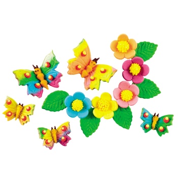 Ukrasa Butterflies and Flowers Decorations Set