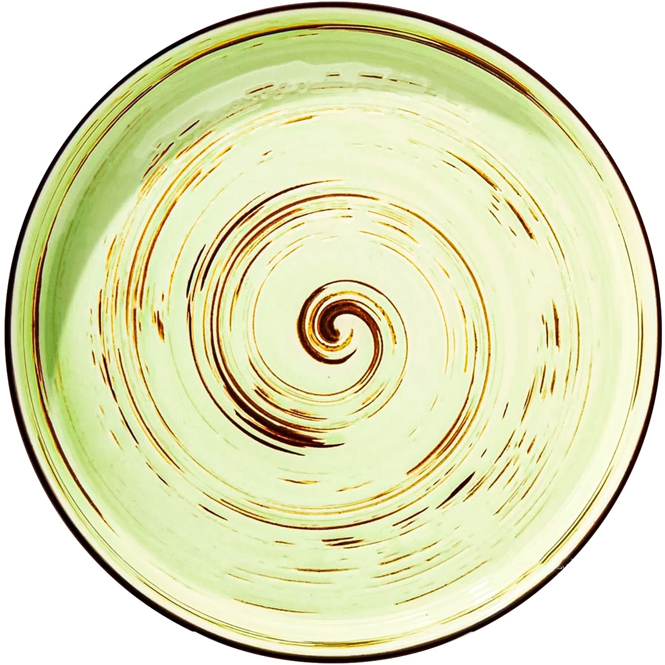 

Тарелка Wilmax Scratch Pistachio с бортиком 28см