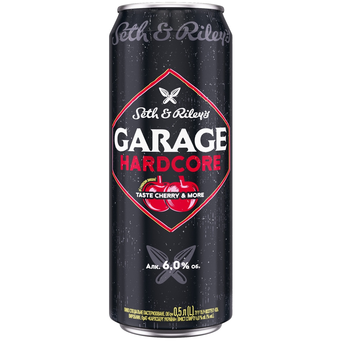 

Пиво Seth&Riley's Garage Hardcore Taste Cherry&More 6% 0,5л