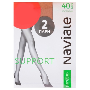 Колготки женские Naviale Support naturale 5р 40ден 2 пари