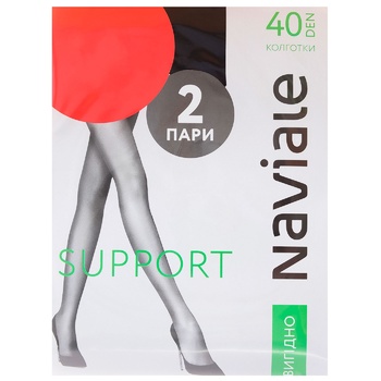 Колготки жiночi Naviale Support nero 3р 40ден 2 пари - купити, ціни на - фото 1