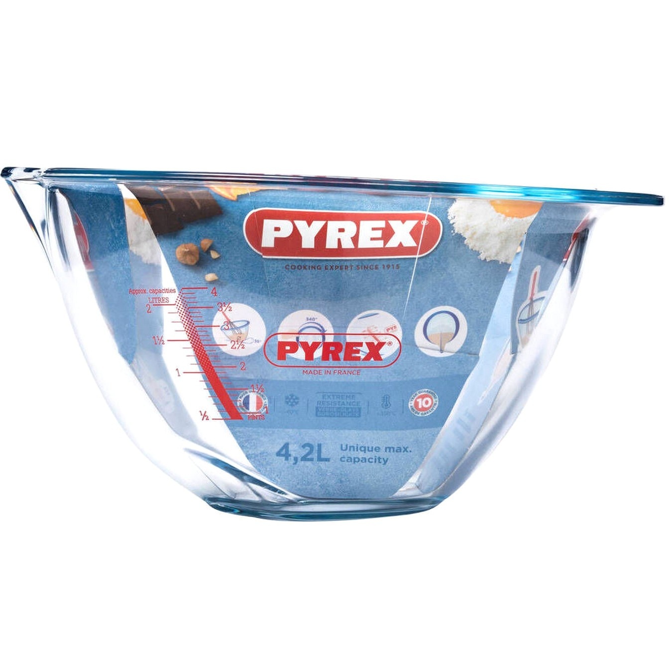

Миска Pyrex Expert Bowl с мерной шкалой 4,2л