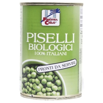 La Finestra Organic Peas 400g