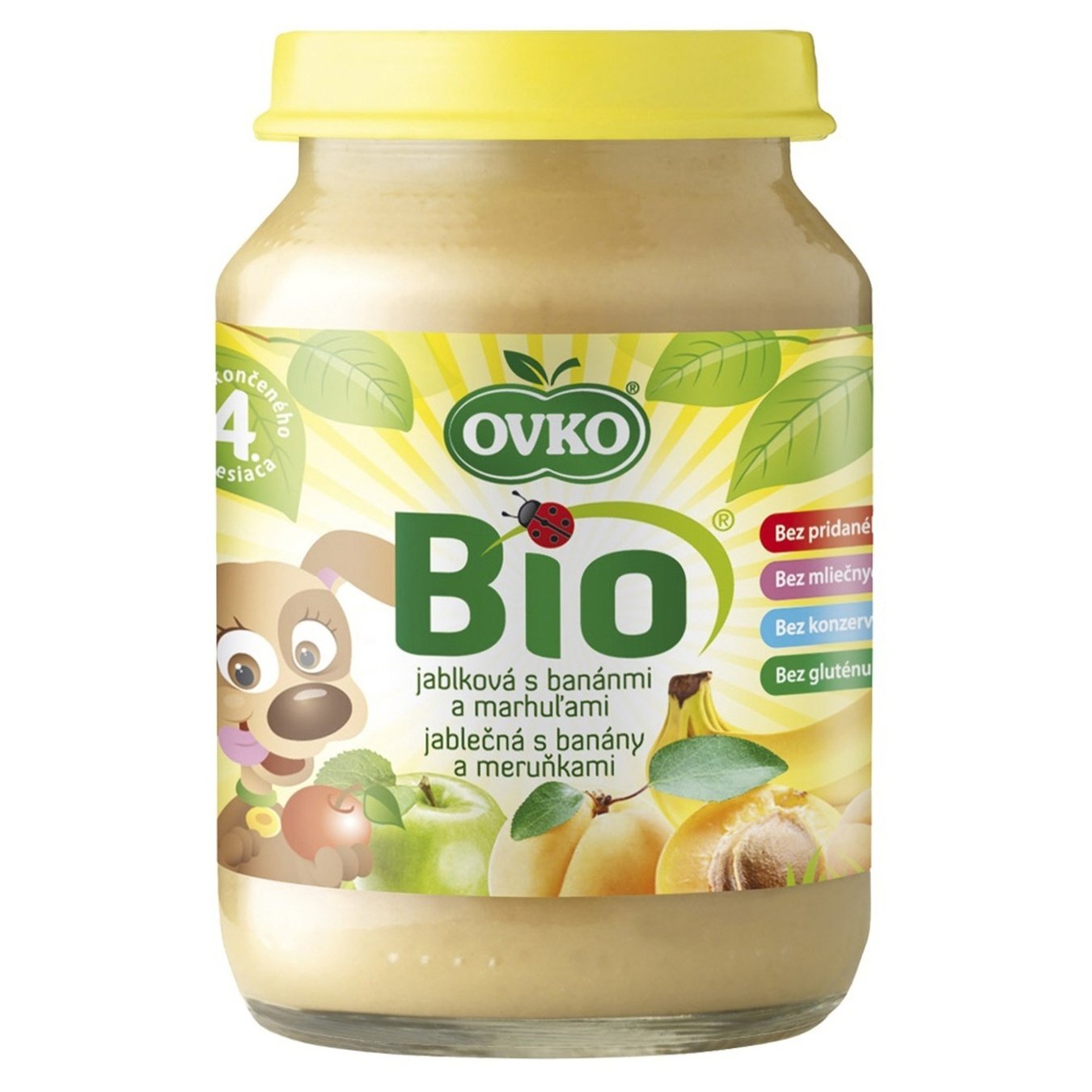 

Пюре Ovko Bio яблуко банан и абрикос 190г