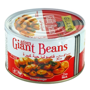 Gurme 212 Large Beans in Olive Oil 400g - buy, prices for Auchan - photo 1