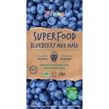 7th Heaven Superfood Blueberries Mask the Face 10g - buy, prices for Auchan - photo 1