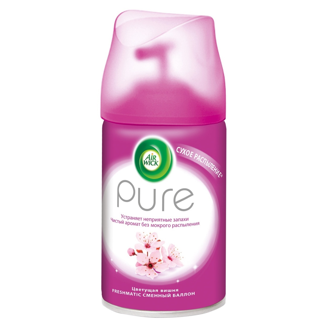 

Сменный аэрозольный баллон к Air Wick Pure Цветущая вишня 250мл